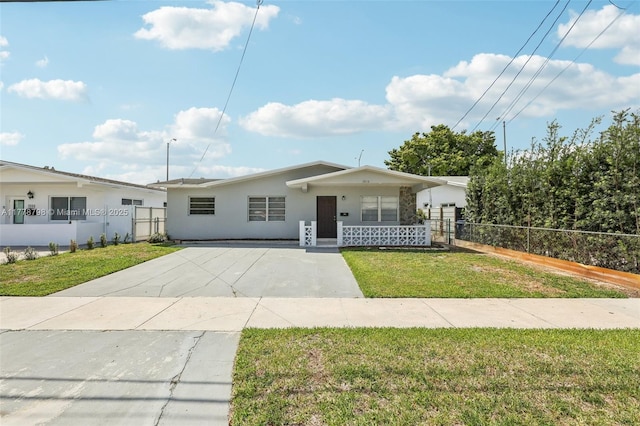 2650 SW 76th Ave, Miami, FL 33155 - bungalow-style house featuring concrete driveway, covered porch, and stucco siding