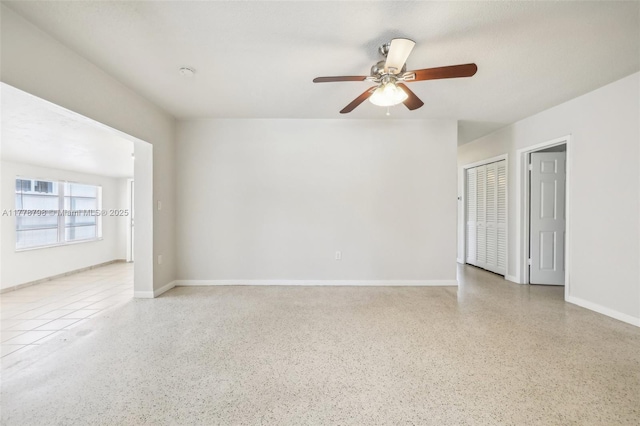 2650 SW 76th Ave, Miami, FL 33155 - unfurnished room featuring speckled floor and ceiling fan