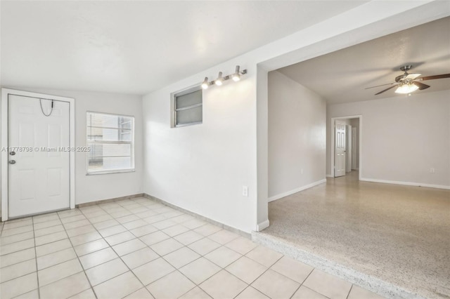 2650 SW 76th Ave, Miami, FL 33155 - spare room featuring a ceiling fan and baseboards