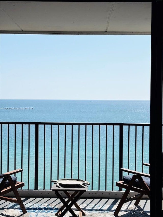 2101 S Ocean Dr Unit 1902, Hollywood, FL 33019 - balcony featuring a water view