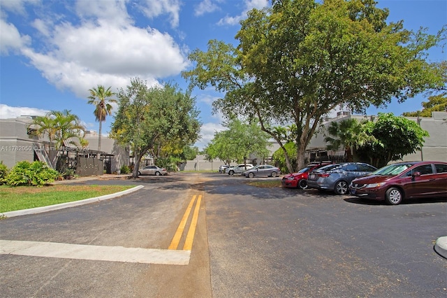 view of road