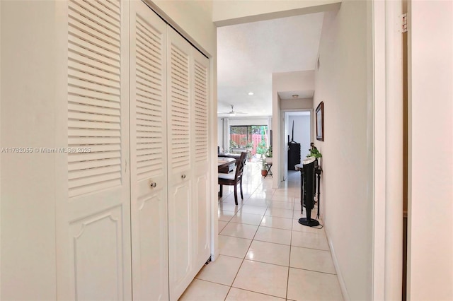 861 NW 79th Ter, Plantation, FL 33324 - hall featuring light tile patterned floors and baseboards
