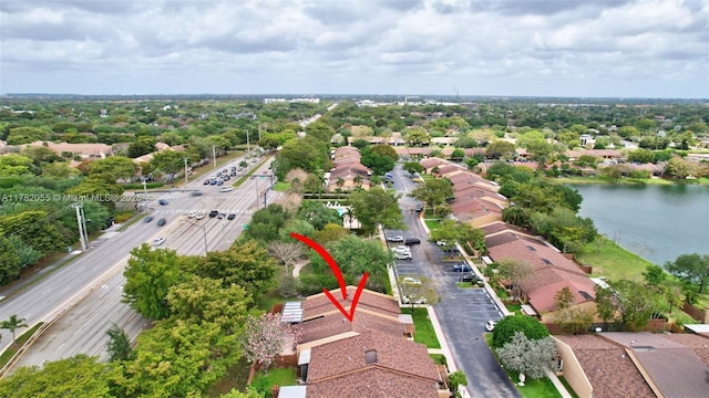 861 NW 79th Ter, Plantation, FL 33324 - birds eye view of property with a water view