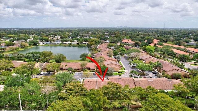 861 NW 79th Ter, Plantation, FL 33324 - aerial view featuring a water view