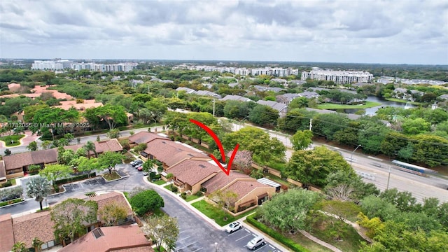 861 NW 79th Ter, Plantation, FL 33324 - birds eye view of property featuring a water view