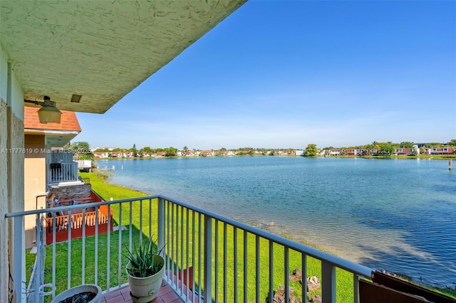 300 NW 107th Ave Unit 201, Miami, FL 33172 - balcony with a water view and central AC unit