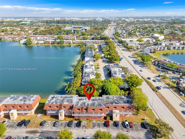 300 NW 107th Ave Unit 201, Miami, FL 33172 - aerial view with a water view