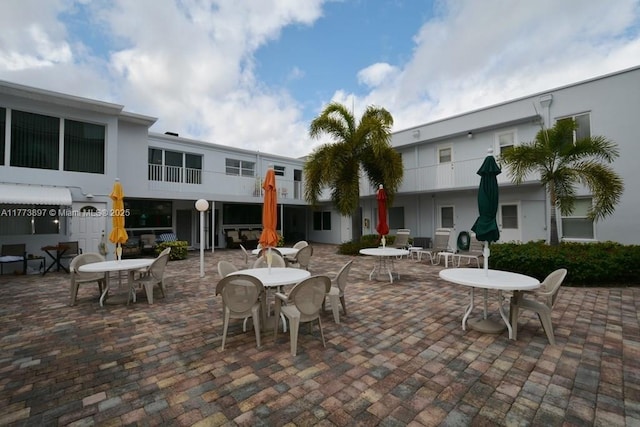 4228 N Ocean Dr Unit 17, Lauderdale By The Sea, FL 33308 - view of patio / terrace featuring outdoor dining space