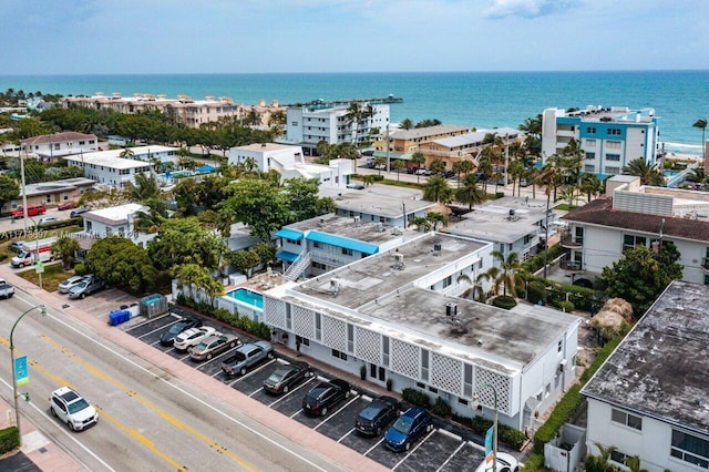 4228 N Ocean Dr Unit 17, Lauderdale By The Sea, FL 33308 - birds eye view of property featuring a water view