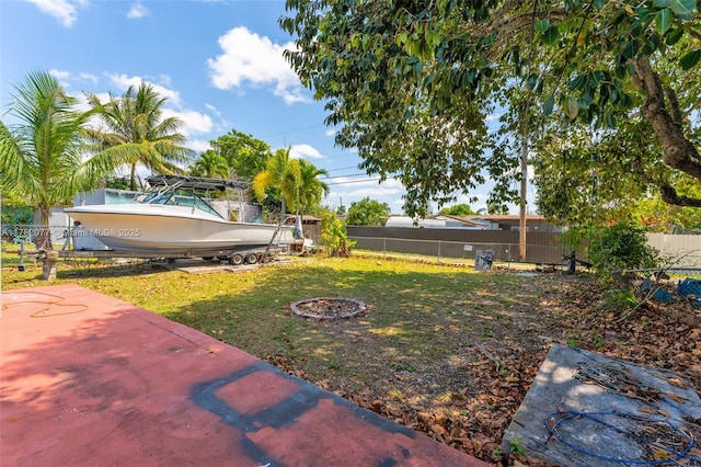 425 NW 8th Ave, Homestead, FL 33030 - view of yard with fence and a boat dock