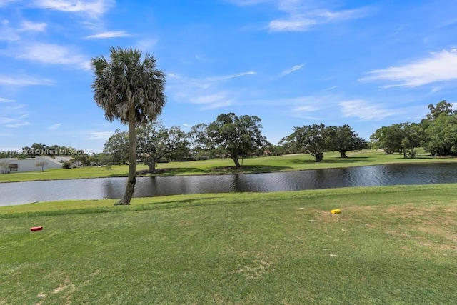 view of water feature