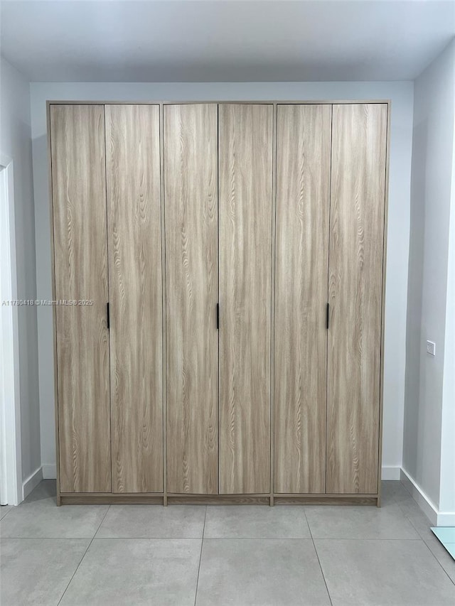 view of closet