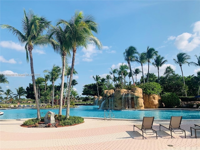 view of community pool