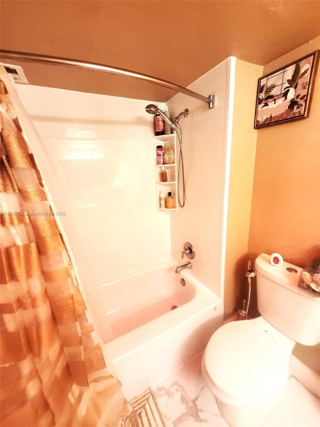 3301 Spanish Moss Ter Unit X, Lauderhill, FL 33319 - full bath with toilet and shower / tub combo with curtain