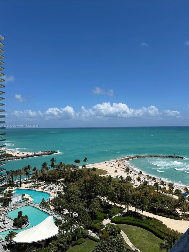 property view of water