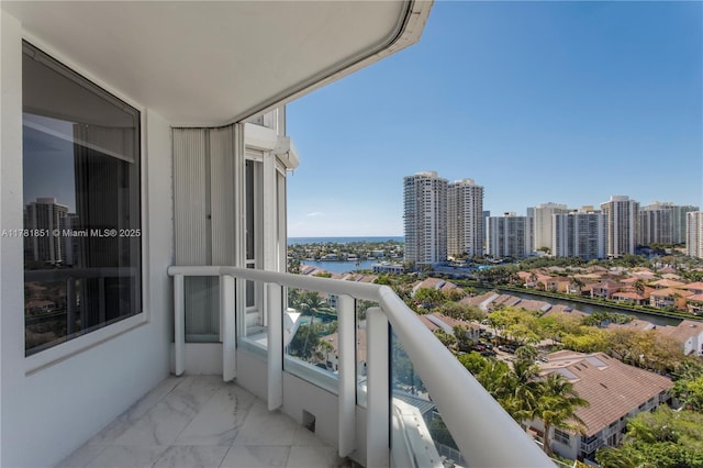 21055 Yacht Club Dr Unit 1409, Aventura, FL 33180 - balcony with a view of city and a water view