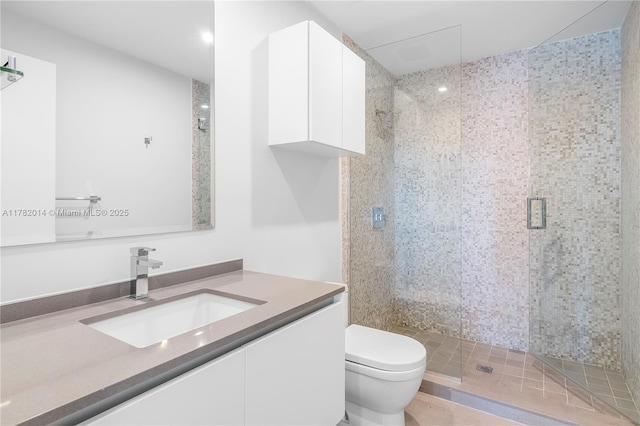 68 SE 6th St Unit 810, Miami, FL 33131 - full bath featuring vanity and a shower stall
