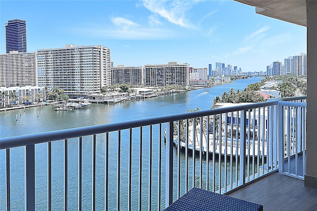 121 Golden Isles Dr Unit 803, Hallandale Beach, FL 33009 - water view with nearby urban area