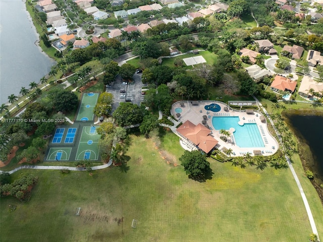 4242 Magnolia Ridge Dr, Weston, FL 33331 - aerial view of property's location with a nearby body of water and nearby suburban area