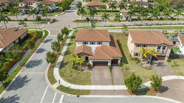 birds eye view of property featuring a residential view