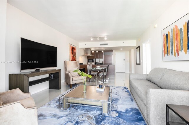 485 Brickell Ave Unit 4707, Miami, FL 33131 - living area featuring visible vents