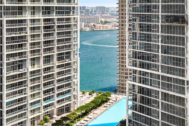 485 Brickell Ave Unit 4707, Miami, FL 33131 - property's view of city with a water view