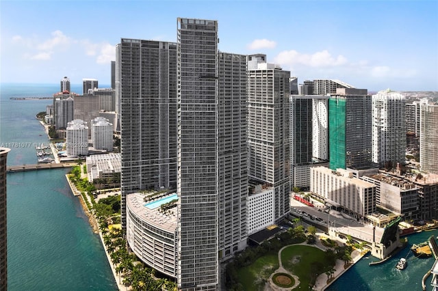 485 Brickell Ave Unit 4707, Miami, FL 33131 - city view featuring a water view