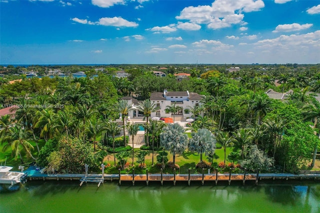 555 Arvida Pkwy, Coral Gables, FL 33156 - aerial view featuring a water view