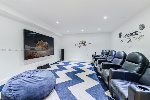 555 Arvida Pkwy, Coral Gables, FL 33156 - cinema featuring baseboards and recessed lighting