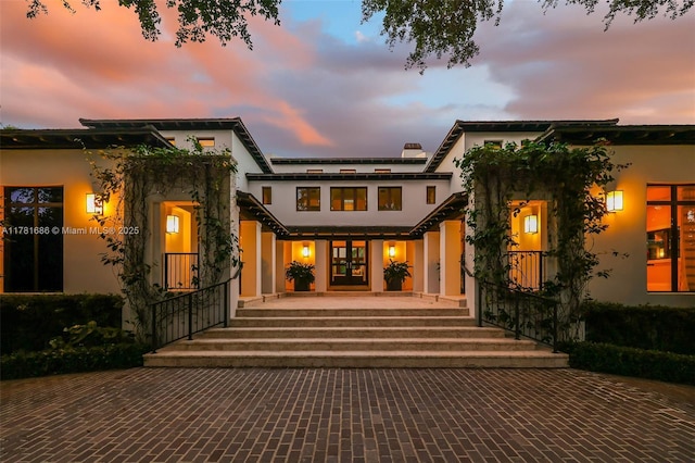 555 Arvida Pkwy, Coral Gables, FL 33156 - rear view of property with stucco siding