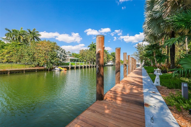 555 Arvida Pkwy, Coral Gables, FL 33156 - view of dock featuring a water view