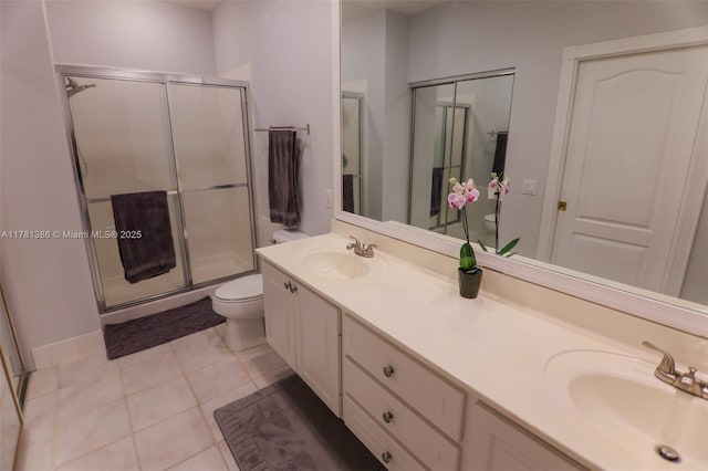 266 Iris Dr, Jupiter, FL 33458 - bathroom featuring toilet, a sink, and a shower stall
