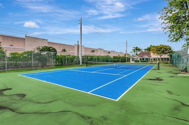 1237 NW 52nd Way, Deerfield Beach, FL 33442 - view of tennis court featuring fence