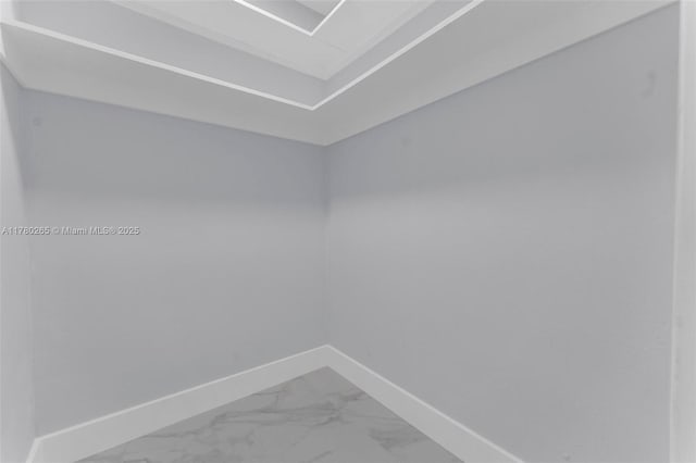 2272 NE 31st St, Lighthouse Point, FL 33064 - unfurnished room featuring baseboards and light marble finish flooring