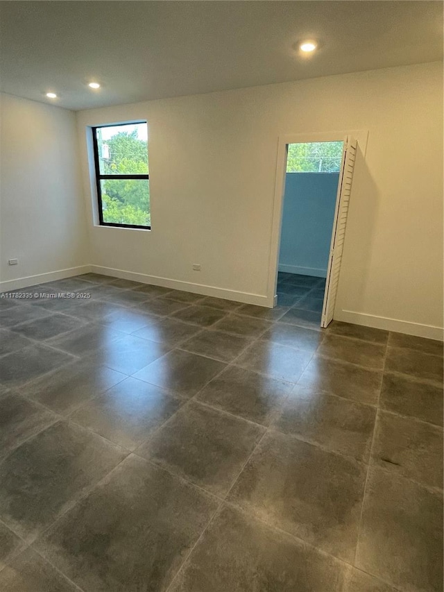 2735-2737 SW 2nd St, Miami, FL 33135 - unfurnished room with recessed lighting and baseboards