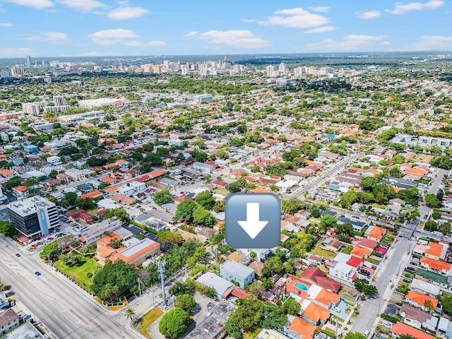 2735-2737 SW 2nd St, Miami, FL 33135 - drone / aerial view with a city view