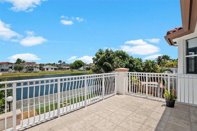 16477 SW 67th Ter, Miami, FL 33193 - balcony featuring a water view and a residential view