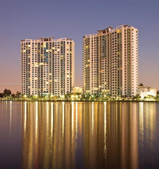 2681 N Flamingo Rd Unit 302S, Sunrise, FL 33323 - view of building exterior with a water view and a city view