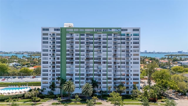 2100 Sans Souci Blvd Unit A1509, North Miami, FL 33181 - view of building exterior featuring a water view