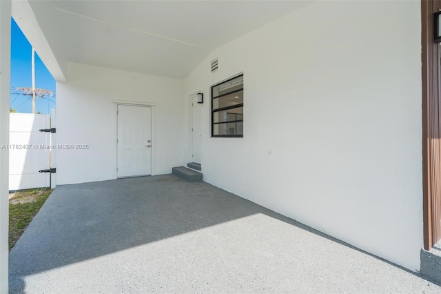 view of patio / terrace with visible vents