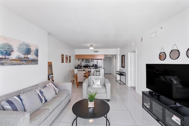 1750 N Bayshore Dr Unit 3106, Miami, FL 33132 - living area with light tile patterned floors