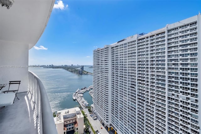 1750 N Bayshore Dr Unit 3106, Miami, FL 33132 - water view featuring nearby urban area