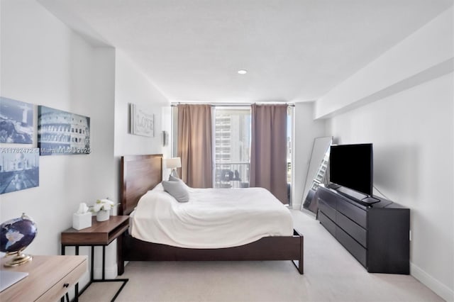 1750 N Bayshore Dr Unit 3106, Miami, FL 33132 - bedroom featuring light colored carpet and baseboards
