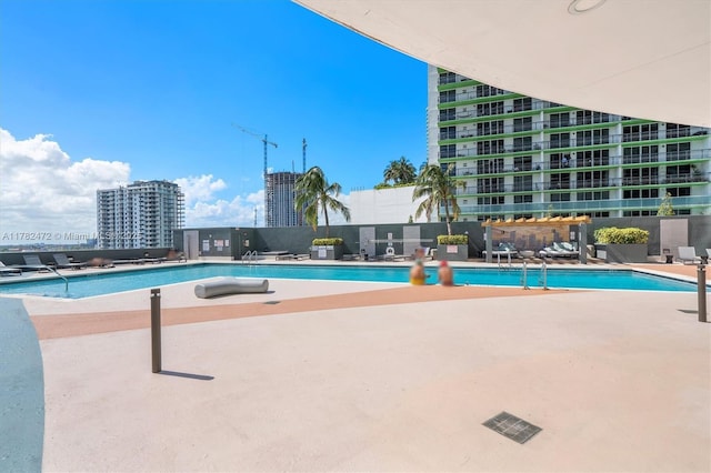 1750 N Bayshore Dr Unit 3106, Miami, FL 33132 - community pool featuring a patio area