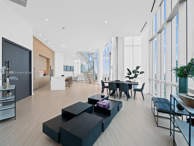 851 NE 1st Ave Ph 5500, Miami, FL 33132 - community lobby featuring visible vents and stairway