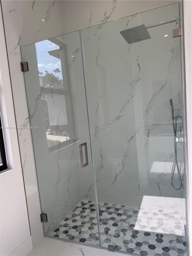 1316 Broadway Ave, Lehigh Acres, FL 33972 - full bath featuring a marble finish shower