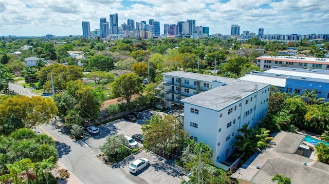 609 NE 13th Ave Unit 301, Fort Lauderdale, FL 33304 - drone / aerial view featuring a city view