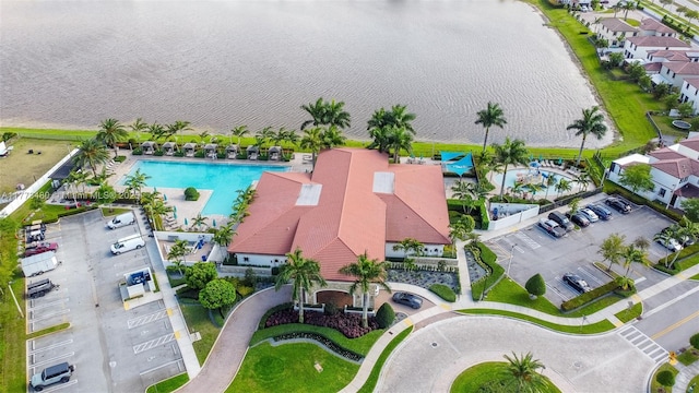 10572 W 35th Way, Hialeah, FL 33018 - aerial view of a pool and a nearby body of water