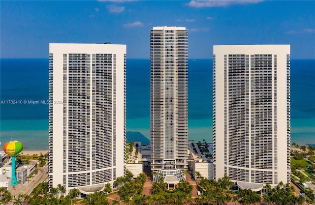 1850 S Ocean Dr Unit 1709, Hallandale Beach, FL 33009 - bird's eye view featuring a water view