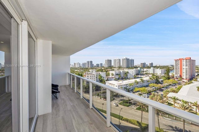 3140 S Ocean Dr Unit 1011, Hallandale Beach, FL 33009 - balcony featuring a view of city